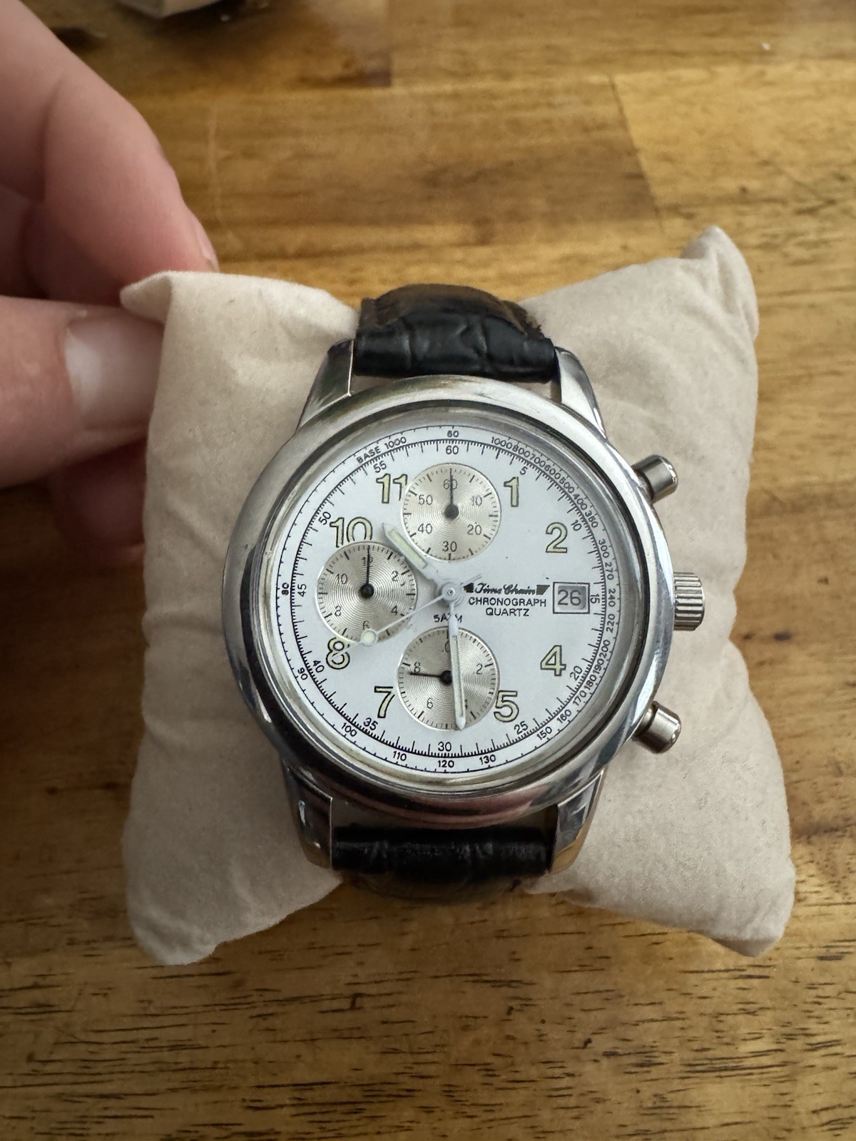 Time Chain Chronograph Quarts Untested