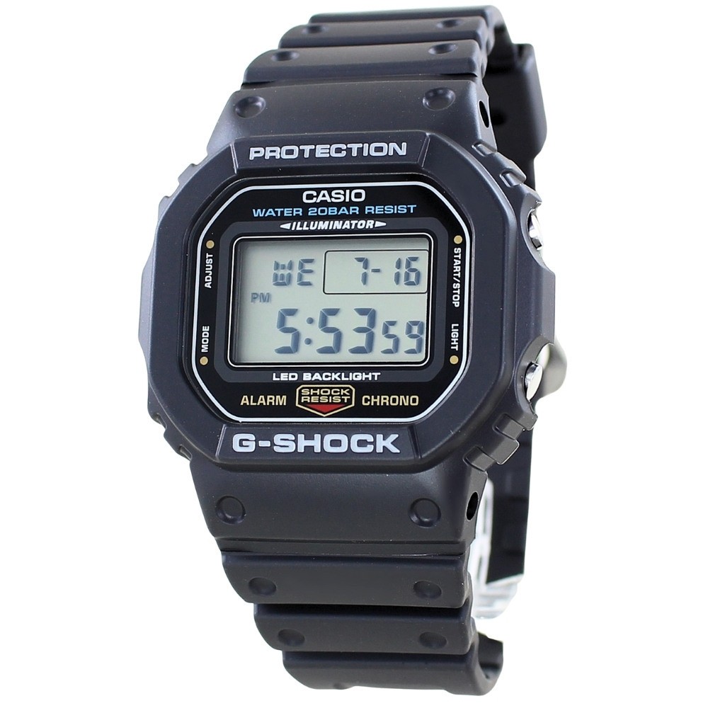 Battery Life 5 Years Casio G Shock Men s Digital DW 5600UE 1JF Watch Birthday