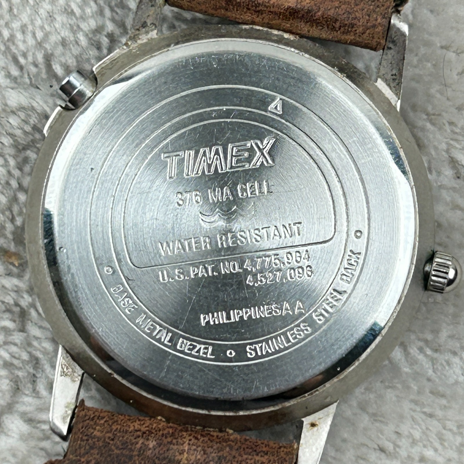 Men’s Timex 35mm Indiglo Quartz White 4.775.964 4.527.096 Watch Aluminum