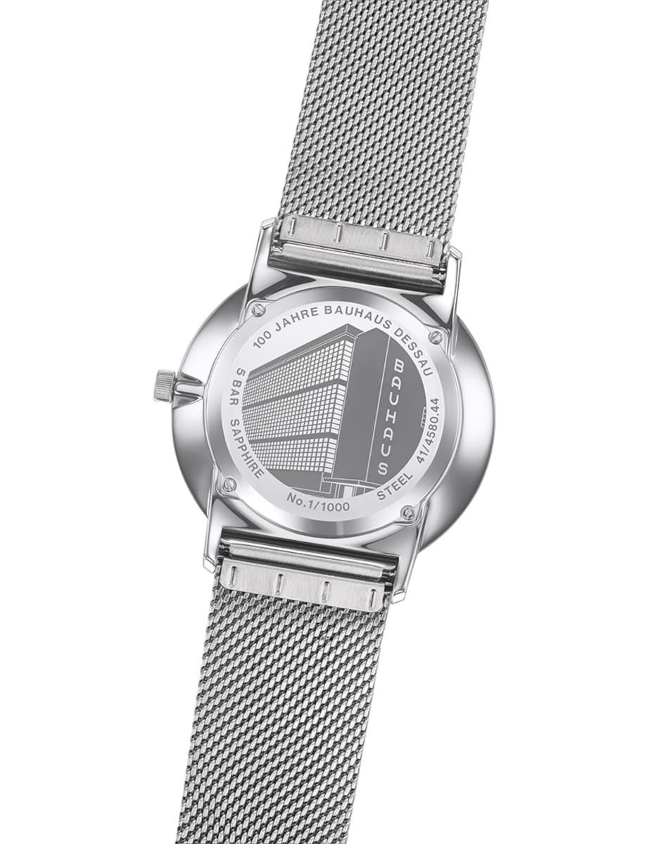Junghans Form Quartz Bauhaus Edition 39.3mm White Dial Watch 41/4580.44