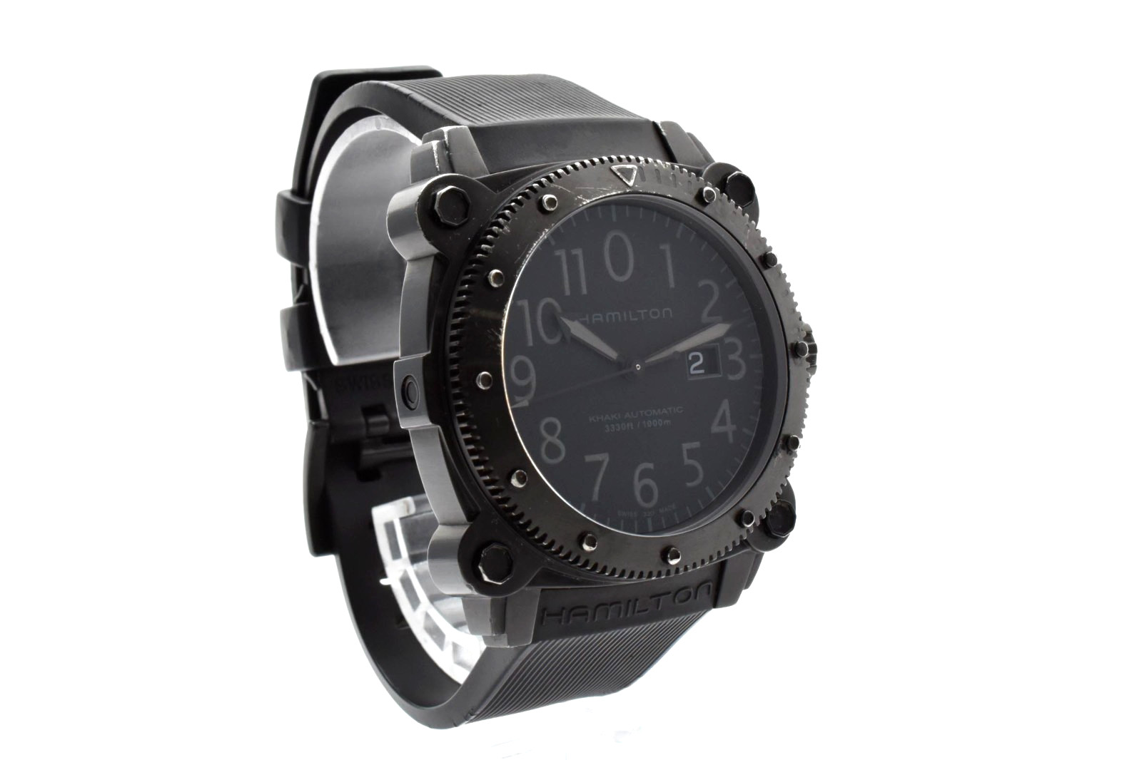 HAMILTON Khaki Below Zero H785850 Automatic 1000m Men’s Watch Date black Dial