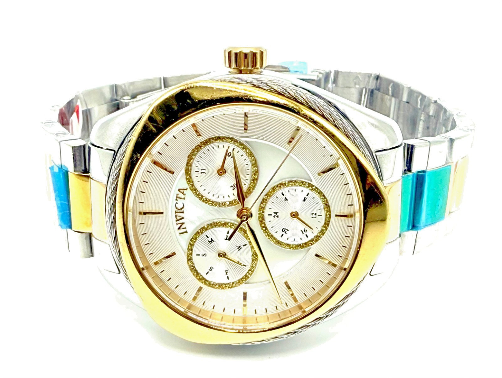 INVICTA PRE OWNED WATCH BOLT 31224 38mm VH68/ SCRATCHES ON CASE/ NO BOX