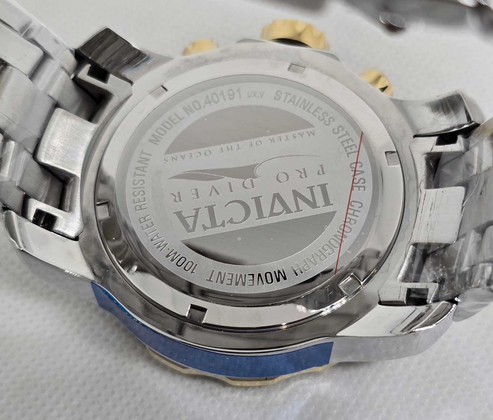 Invicta Pro Diver SCUBA Men’s Watch 48mm Steel Gold Green 40191