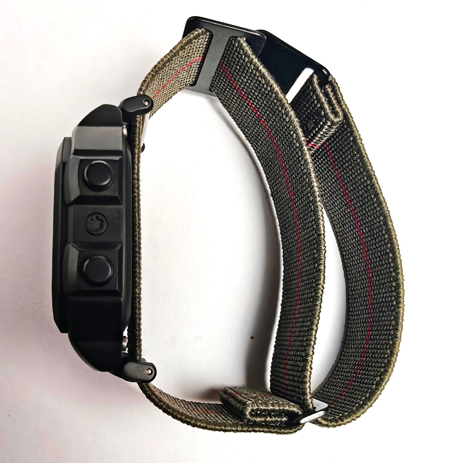 Casio AE-1200WHD-1AV (SKX CUSTOM BLACK MOD, SAPPHIRE GLASS, GREEN BACKLIGHT)
