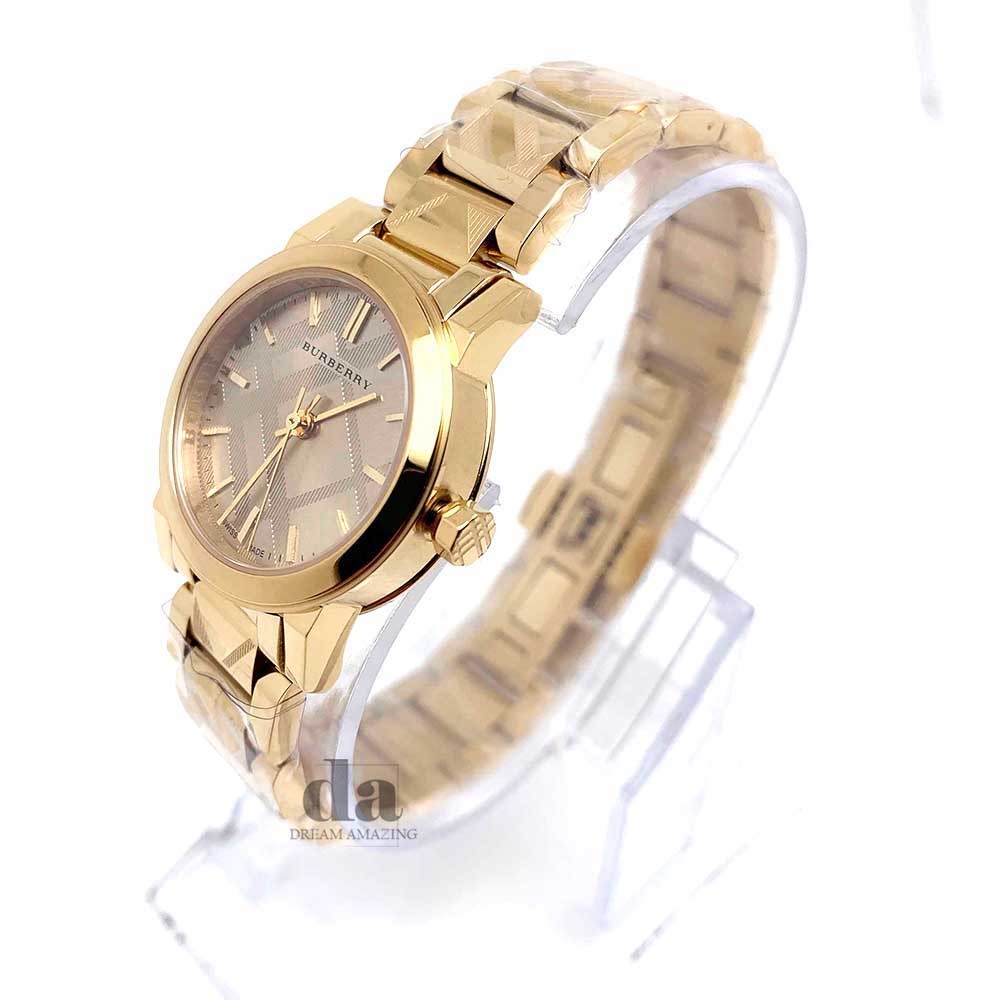 Burberry BU9234 The City Gold Ion-plated Tone Bracelet Women’s Wrist Watch