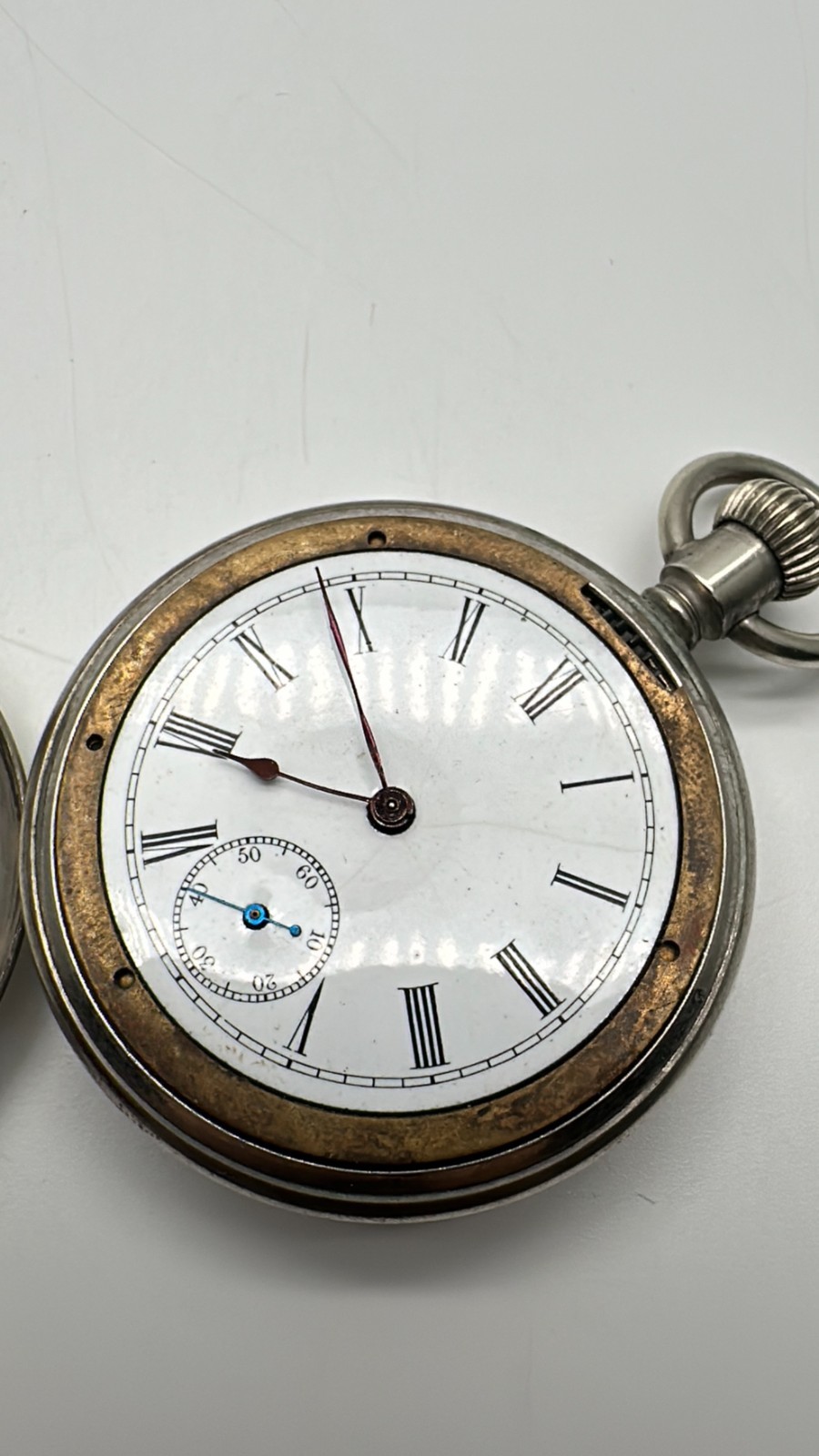 Mechanical TradeMark Antique Waterbury Series I Duplex Watch “The Trump”