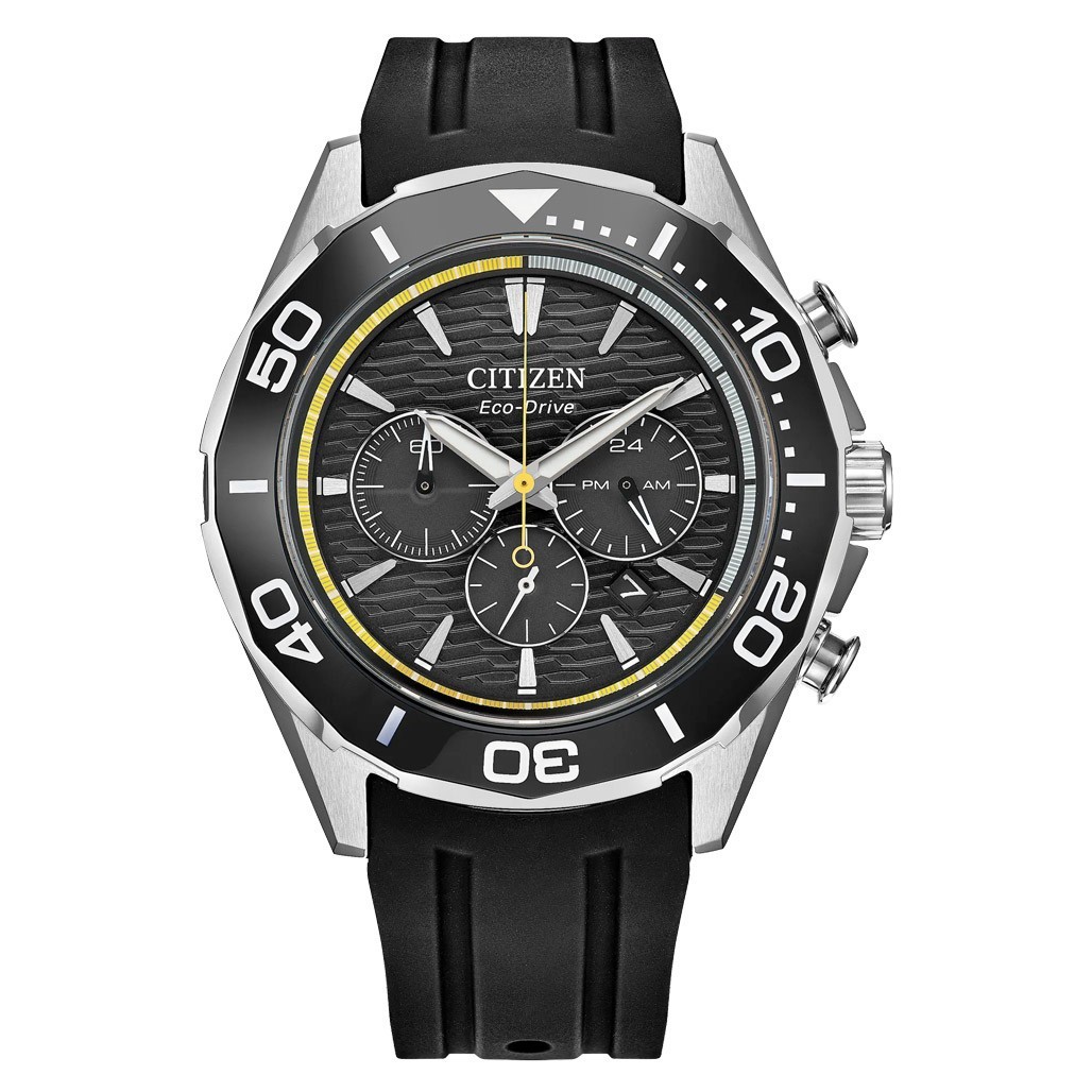 Citizen Men’s Endeavor Chronograph Quartz Black Dial Watch – CA4730-08E NEW