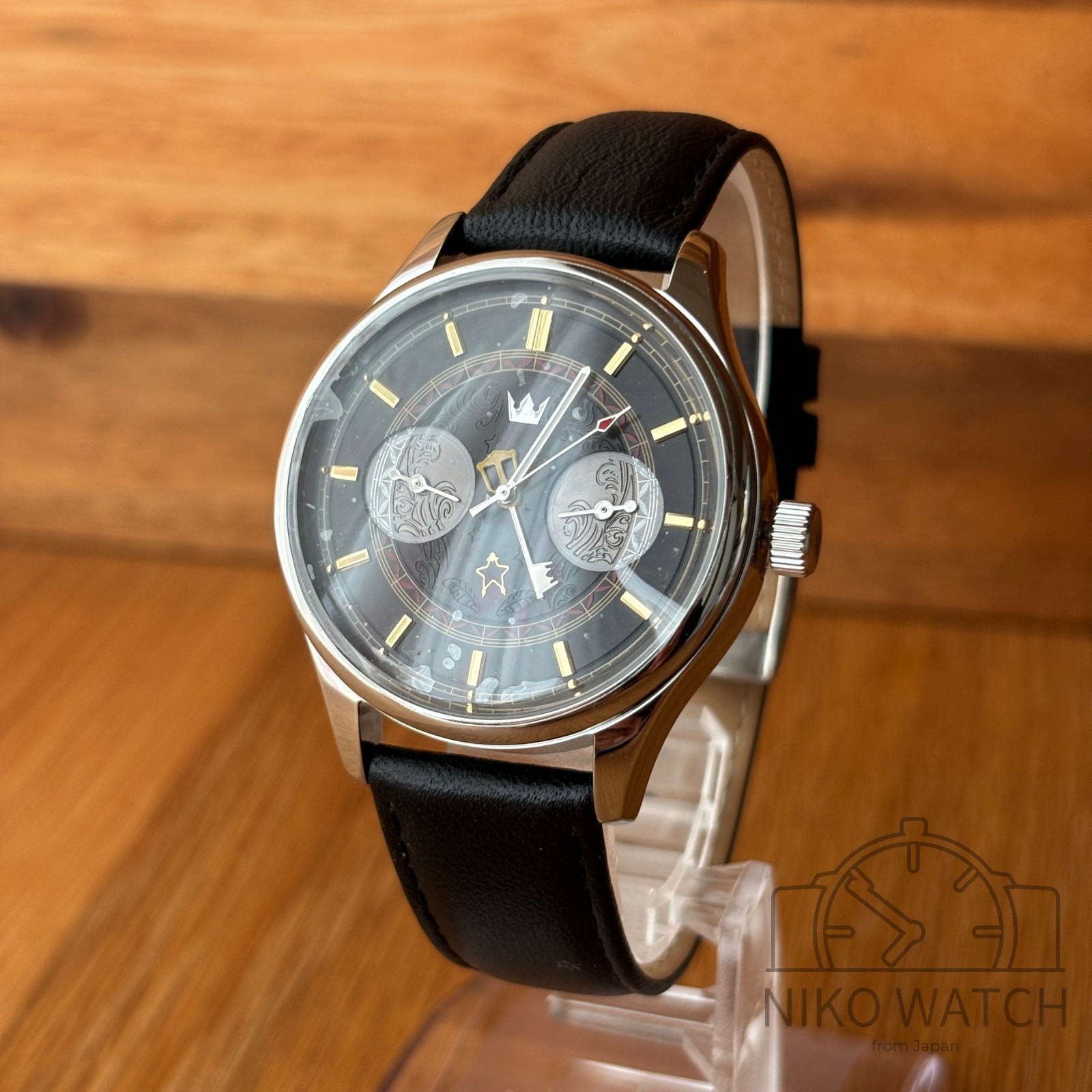 KINGDOM HEARTS Watch Sora Model 20th Anniv. Super Groupies Black JP [Excellent]