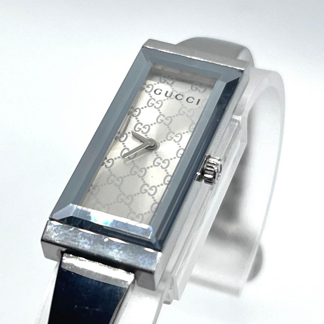 GUCCI G-Frame 127.5 Bangle Quartz Watch Used