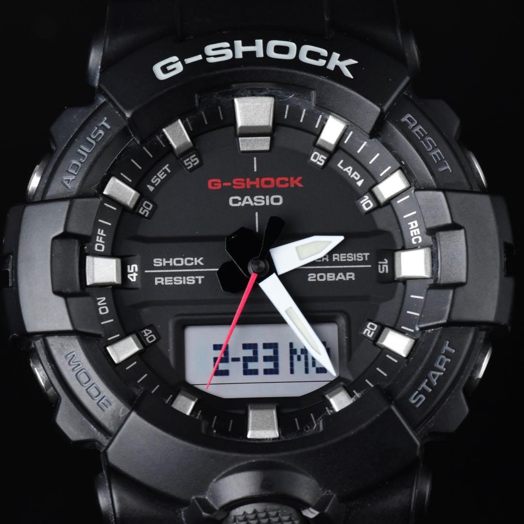 G-Shock GA-800-1AJF Black Digital Analog Watch 48mm From Japan