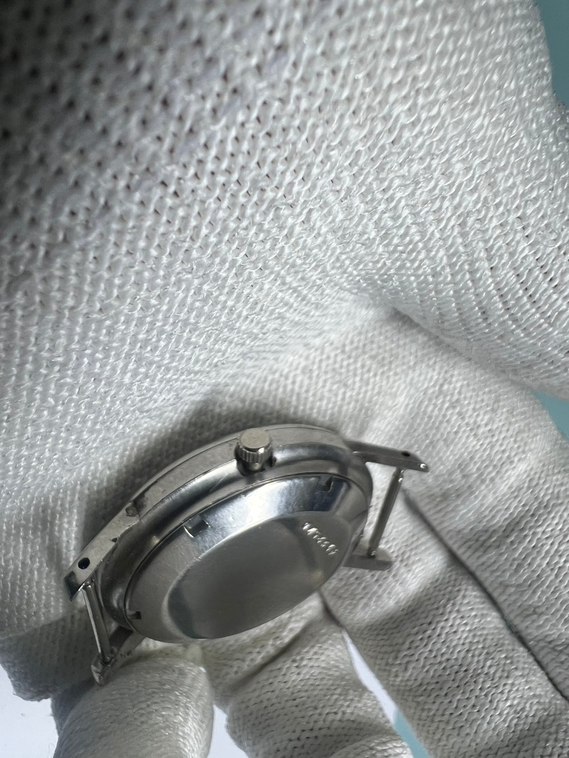 4. Eterna Matic cal 1412 autometic 34 mm running broken bezel