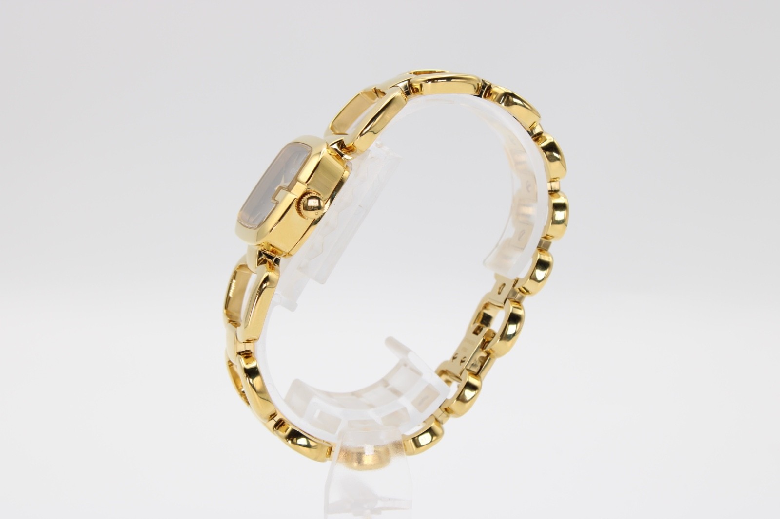 GUCCI YA125511 G- Brown Sunbrushed Dial Ladies Watch 24mmx22.5mm