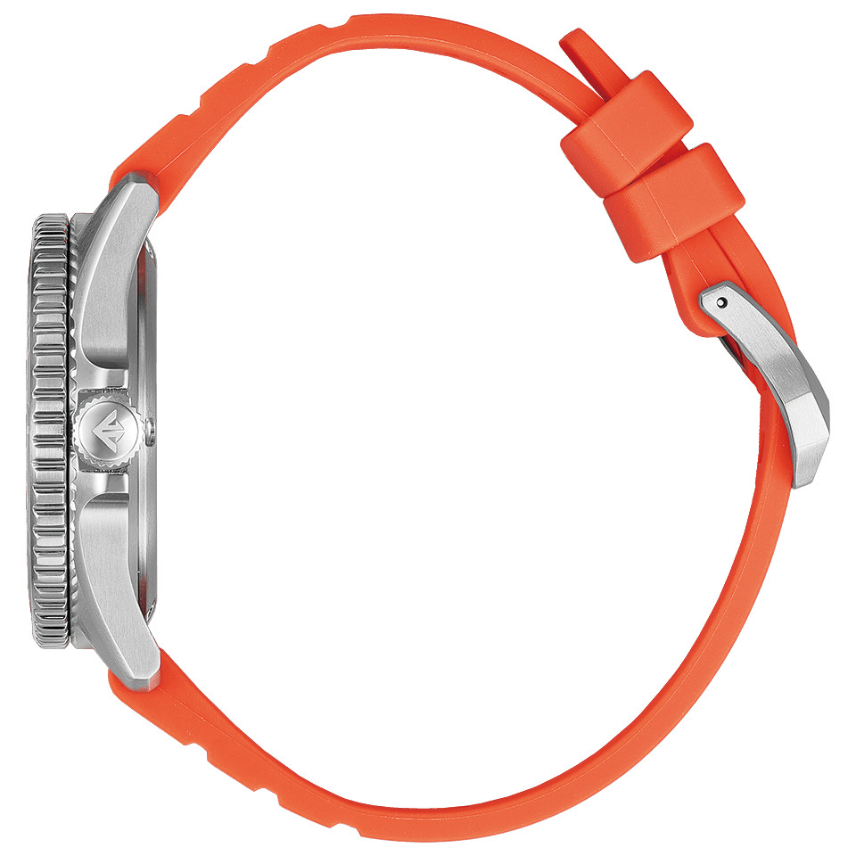 CITIZEN PROMASTER MARINE BN0268-01E Eco-Drive Black Dial Orange Band 40.6mm