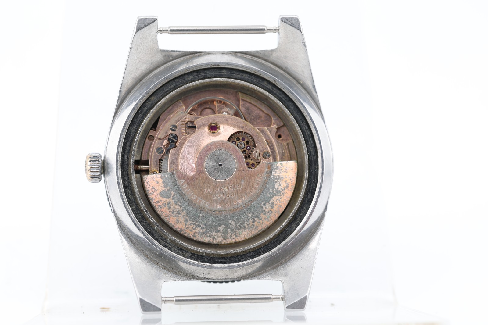 ARDATH AUTOMATIC ETA 2452, 30j WORLD TIME DIVER WATCH, 38mm 19mm LUG, RUNS (HQ)