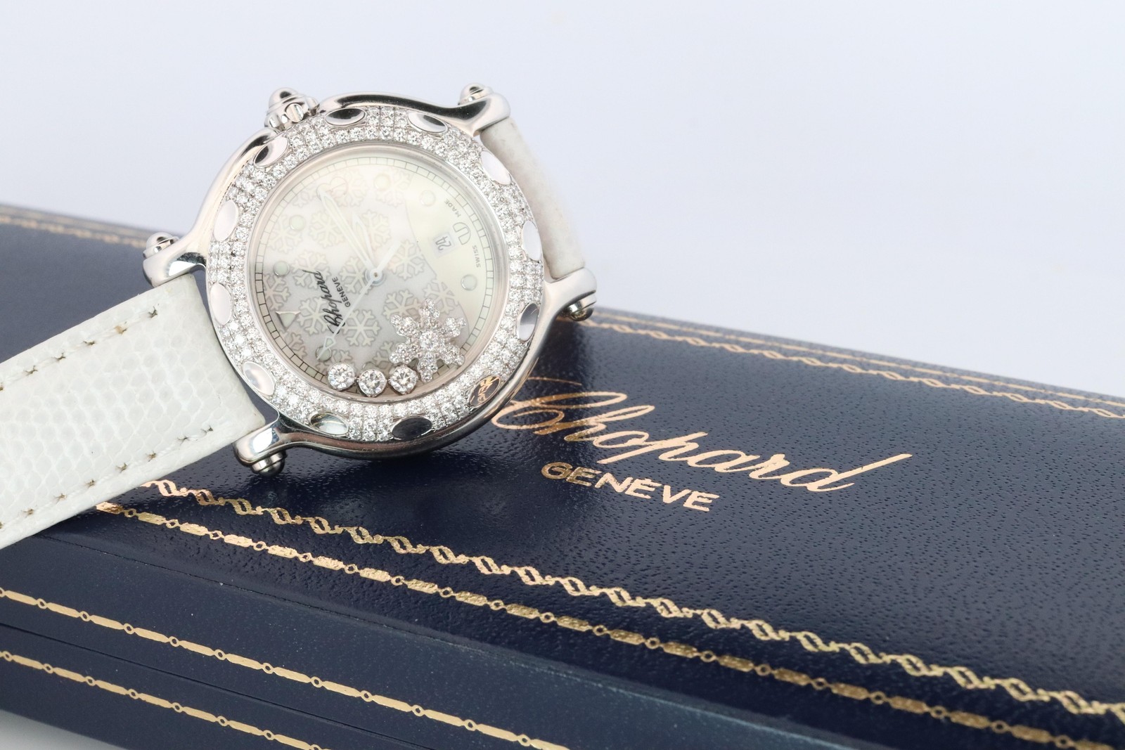 Chopard Happy Sport Snowflake Diamond Watch. Chopard LUC 27/8943 Ladies