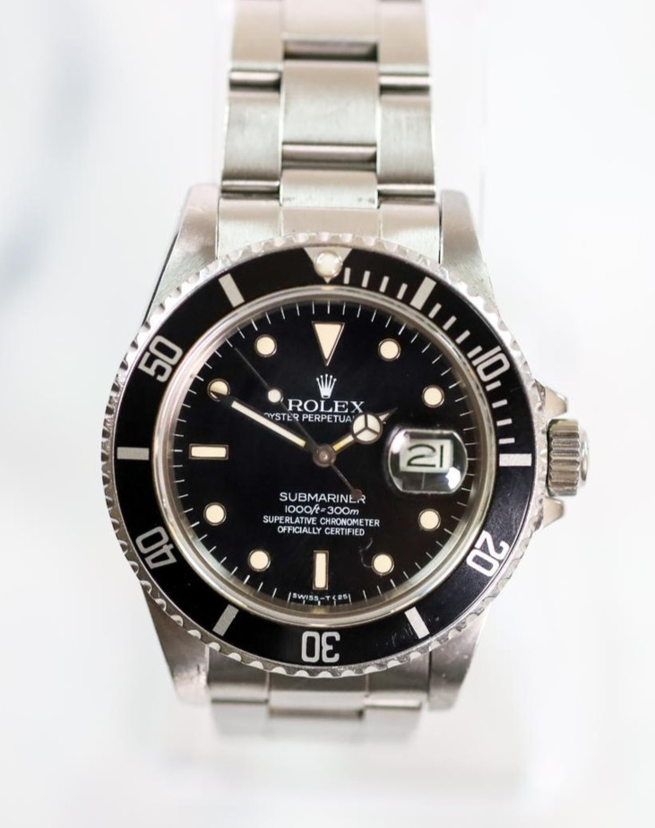 Rolex Submariner Date 16800 1984 Stud Mint Condition Tritium Period Correct