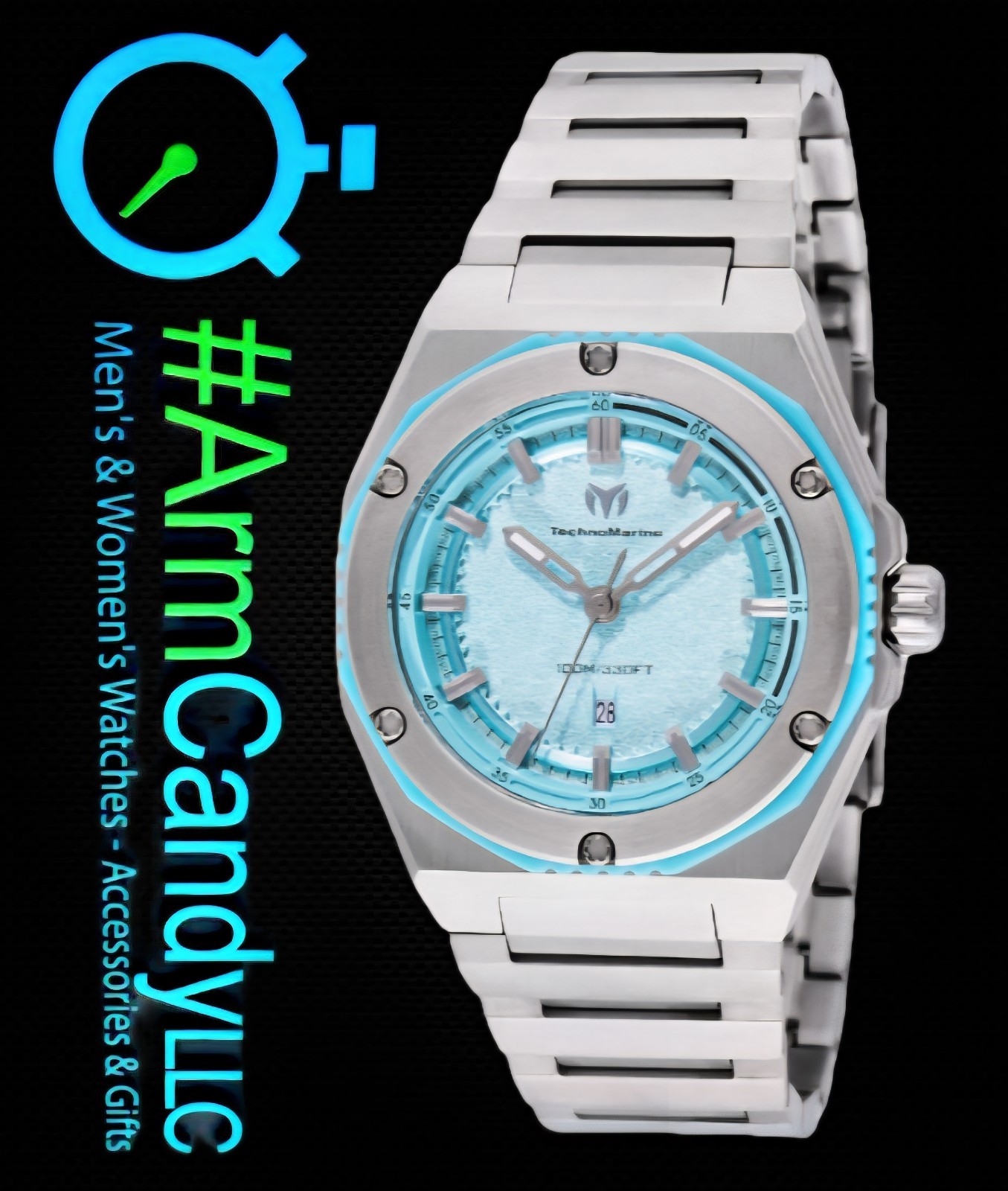 TechnoMarine Women’s Coral Legacy 36mm Quartz Watch TM-416079