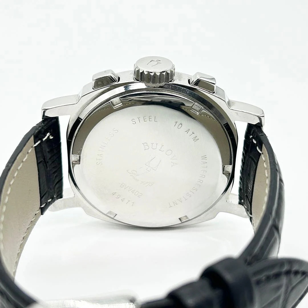 BULOVA Bvv402 Mens Quartz Chronograph Stainless Steel 43mm Watch