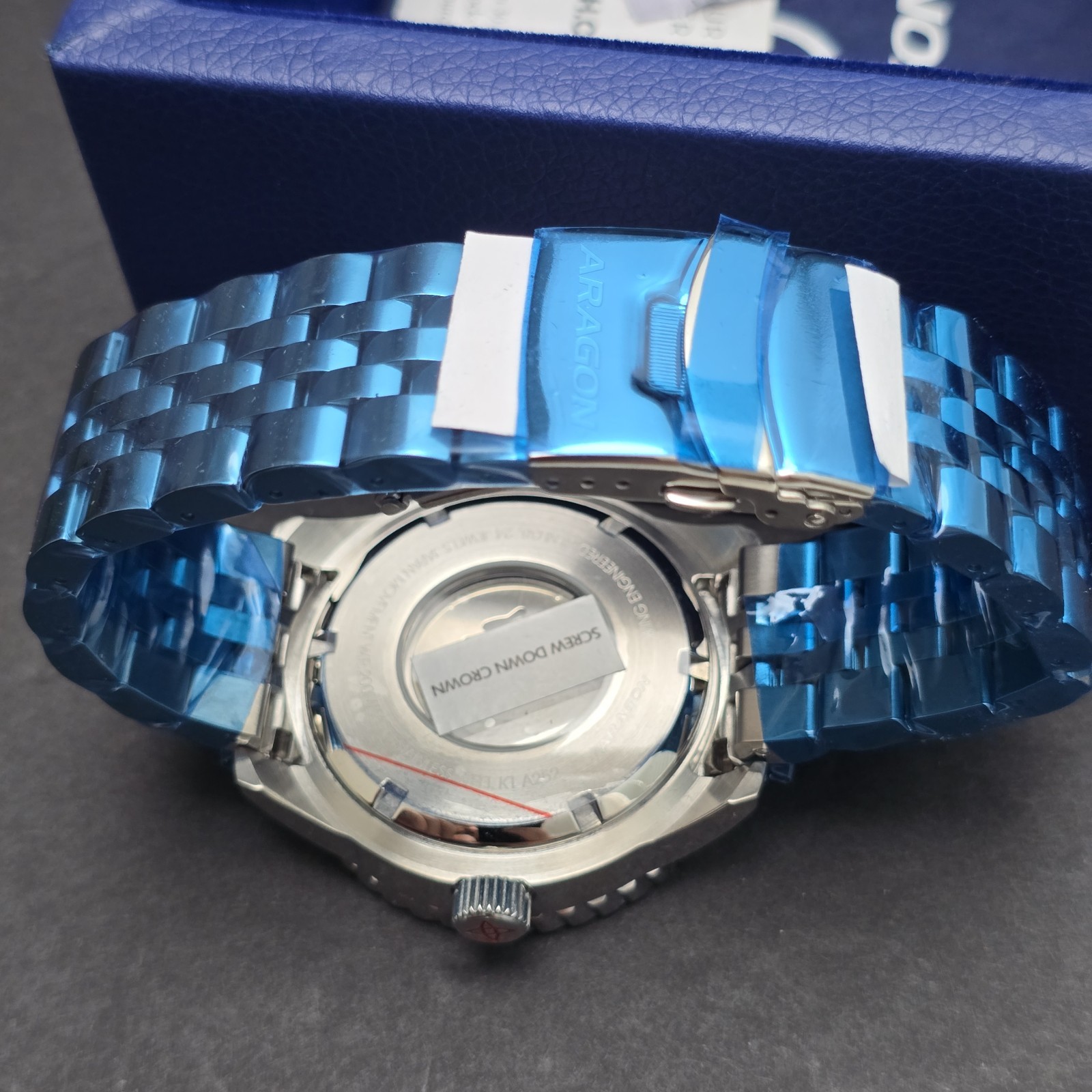 ARAGON EVO Skeleton 50mm A252PUR Men’s Automatic Watch