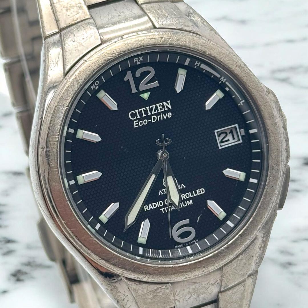 CITIZEN Attesa H410-T003788 Eco-Drive Men’s Watch Black