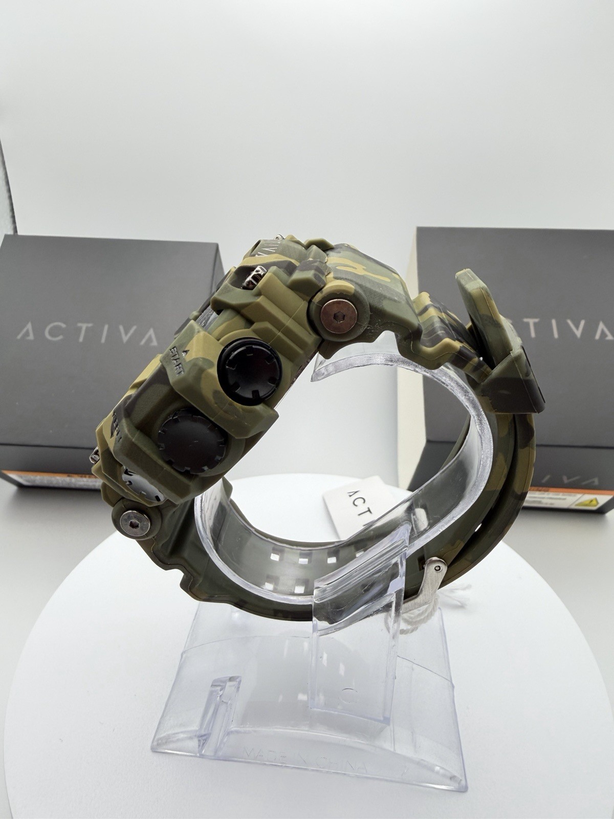 ACW1968-001- Activa X Invicta Digital Men’s Watch – 56mm, Camouflage, Green.