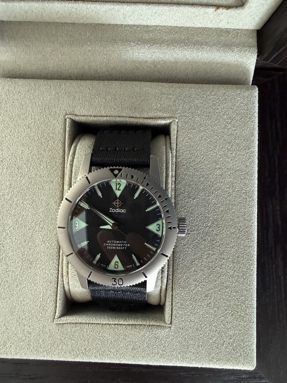 Zodiac Super Sea Wolf ZO9205 Titanium Limited To 82 – Full Set ￼