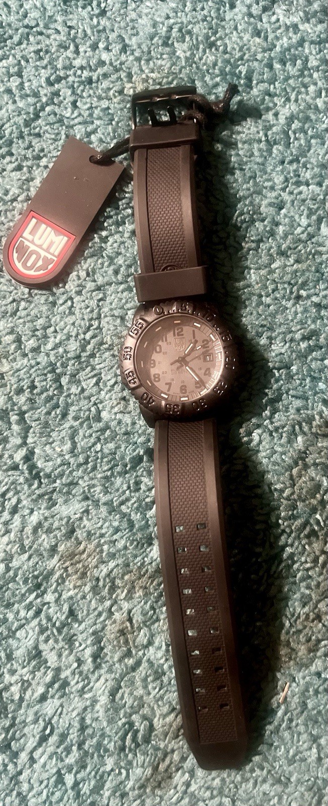 Luminox PC Carbon Series Black Carbon Quartz 200m Date 44mm Black Strap