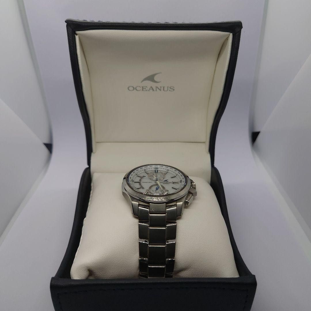 [B1P] CASIO Oceanus OCW T1000 Titanium White Radio Solar Watch [w3x]