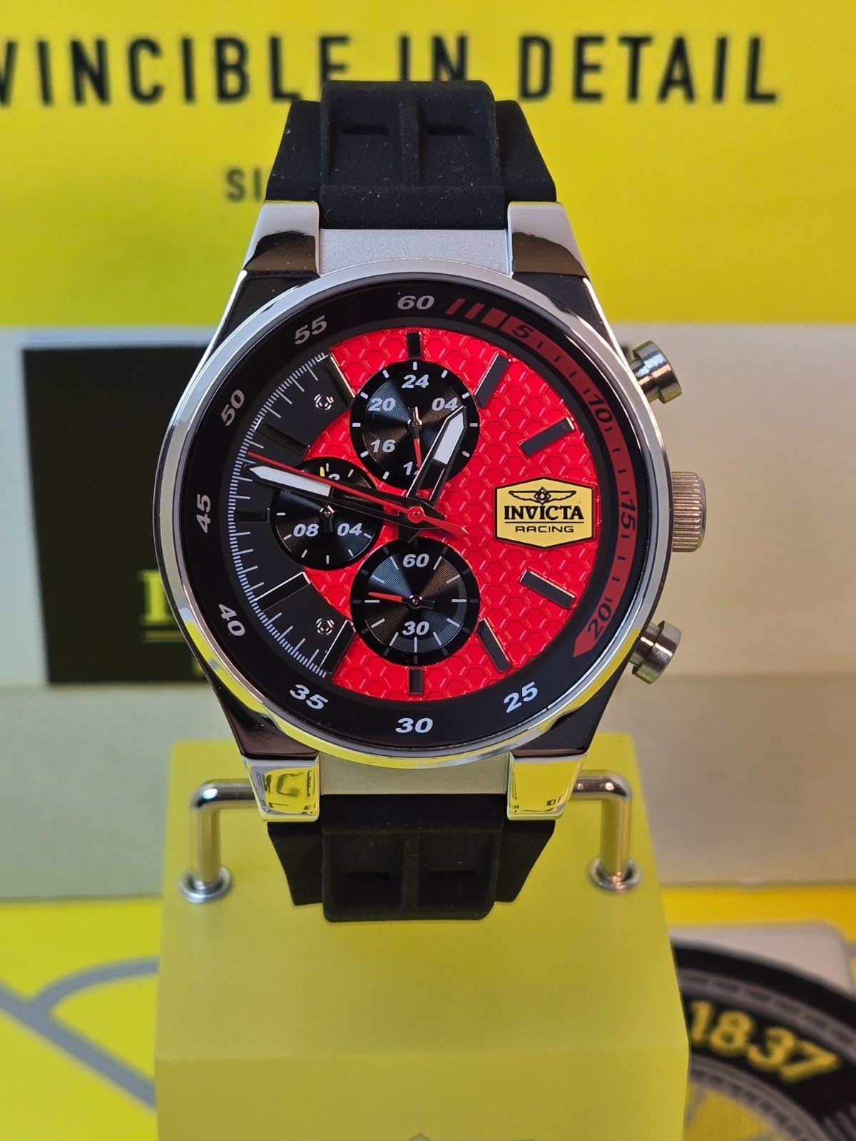 Invicta Special Edition Replica Racing Car w/ Invicta 47739 44mm Watch Bundle!