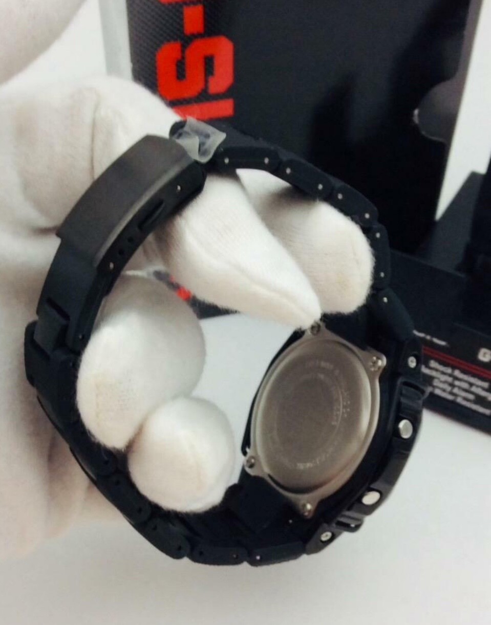 NEW CASIO G-SHOCK DW-5600E CUSTOM METAL/Composite Black Tone STAINLESS STEEL