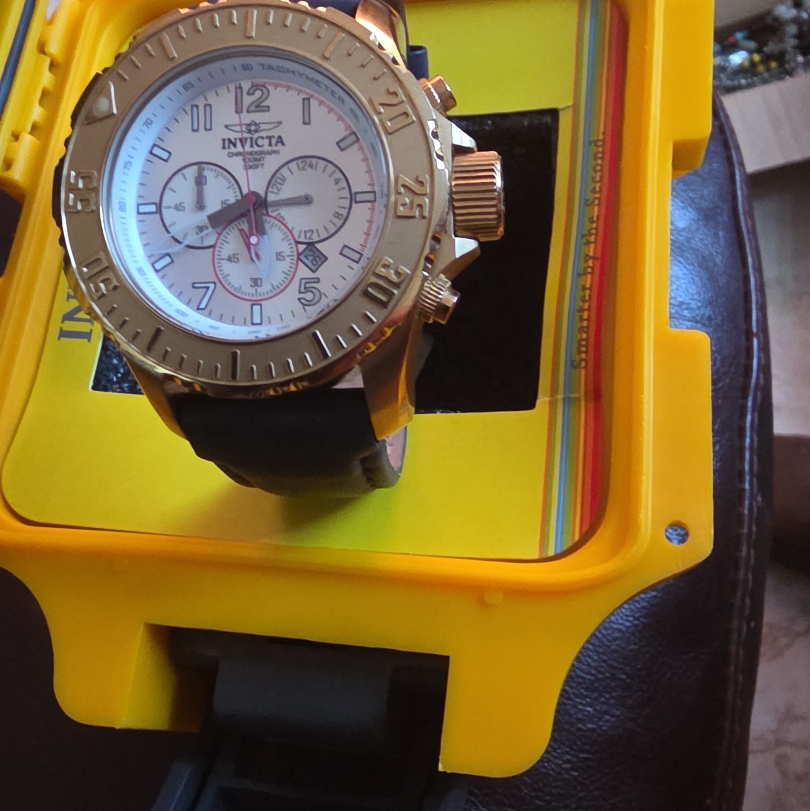 Invicta Men’s II Collection Sport Chronograph features a prominent 50mm