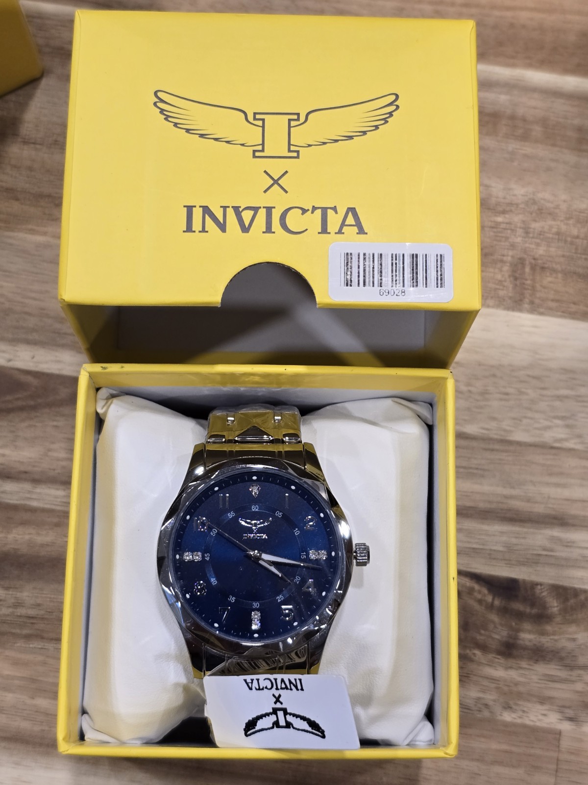 Invicta Specialty Men’s Watch – 41mm 69028 Stainless W/Blue Dial New!!