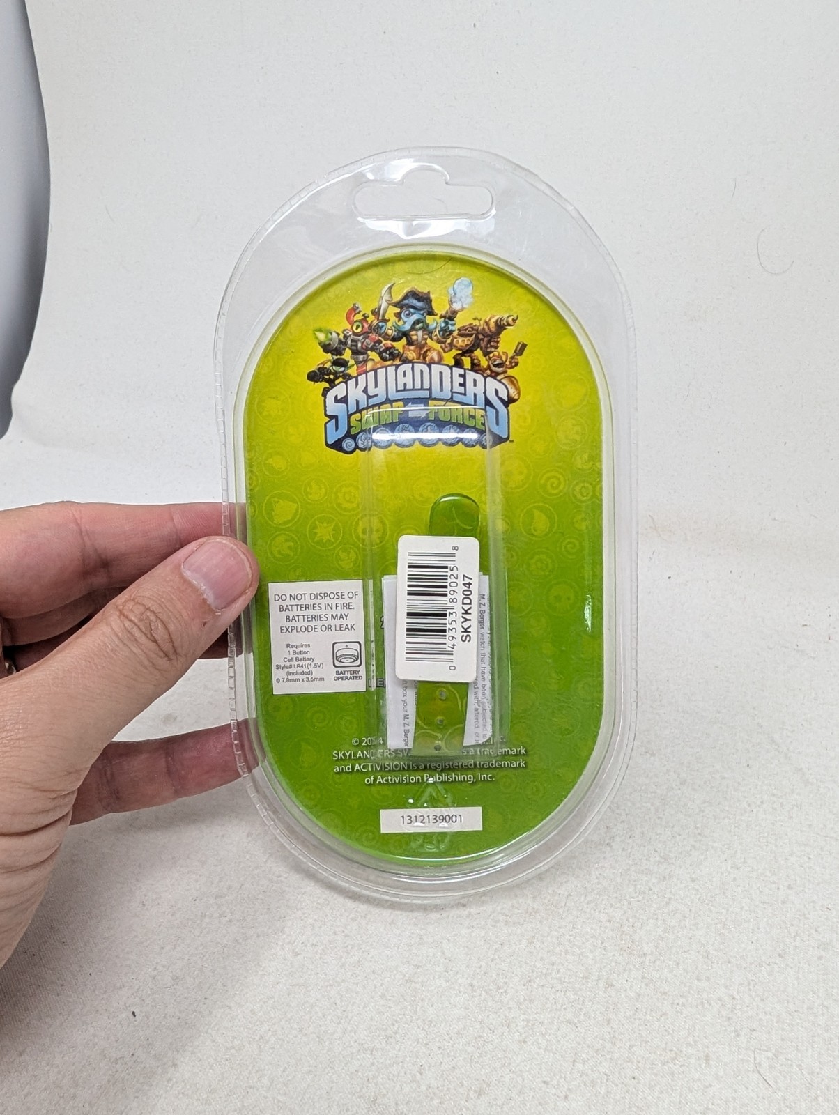 Skylanders Swap Force LCD Digital Watch Kids Blue Green Slide-On Characters New