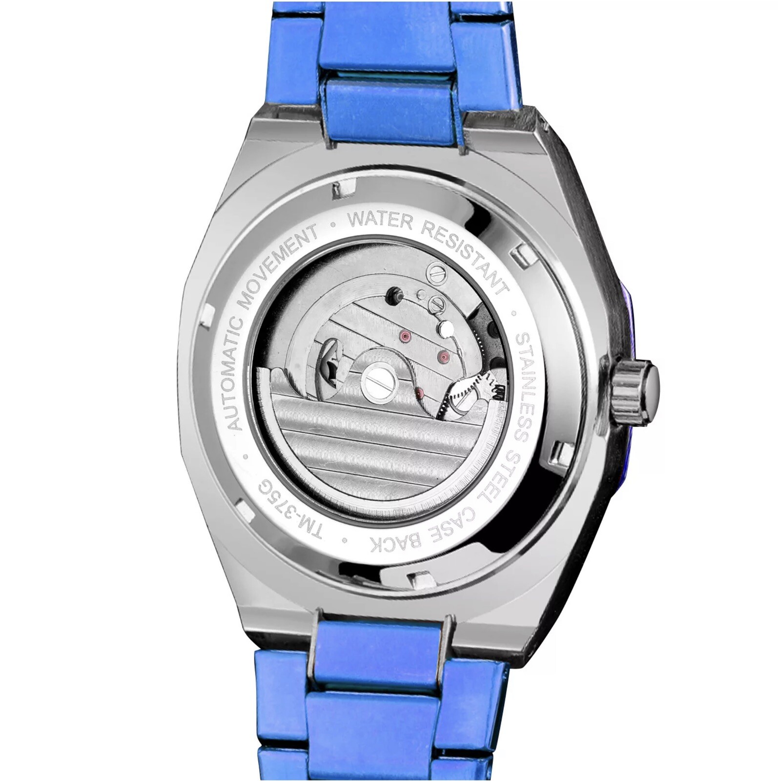 Men’s Skeleton Mechanical Luminous Luxury Waterproof Octagon Shape Watch
