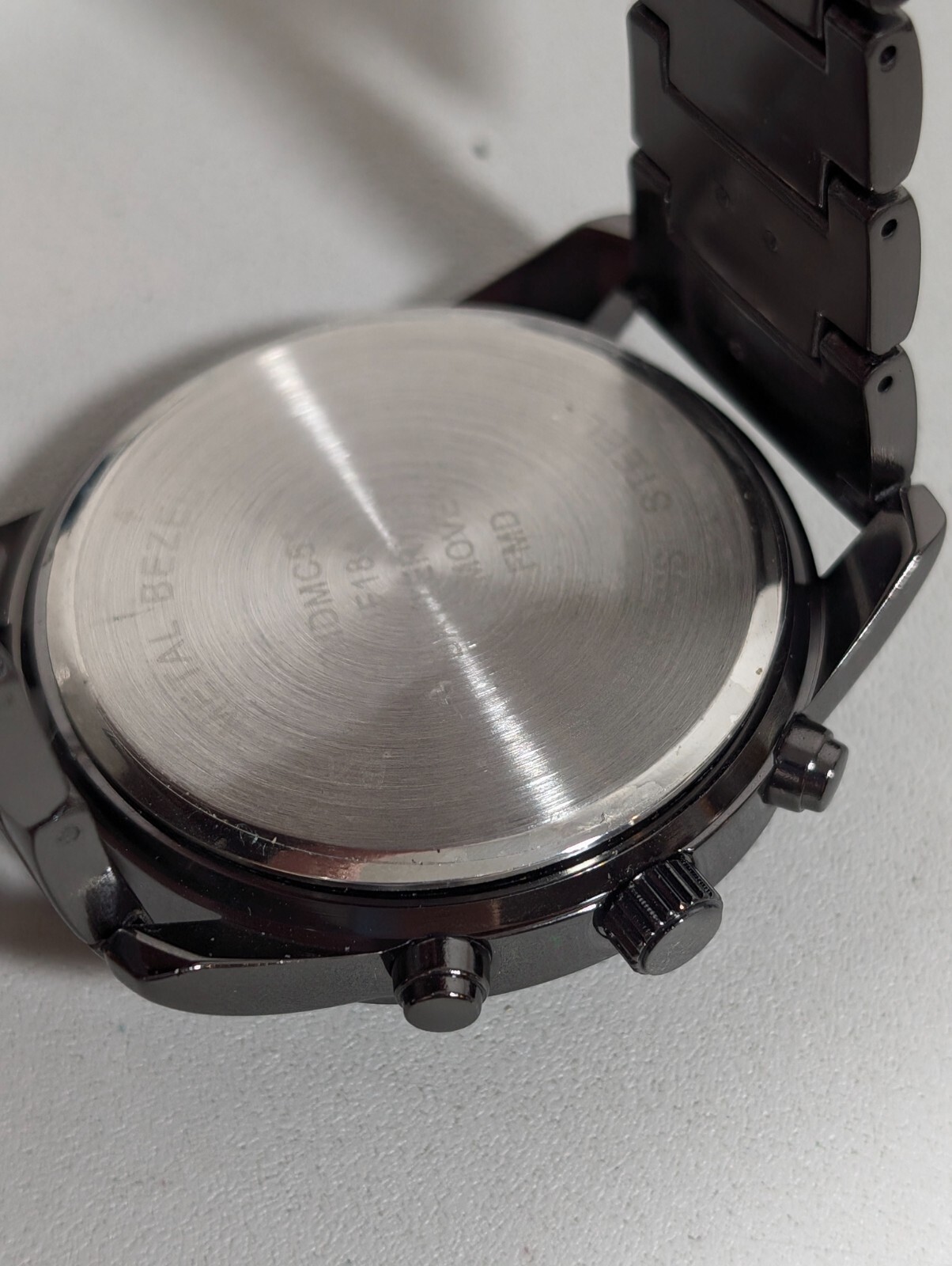 Folio Gunmetal Gray Black Large Dial 8.5 inch 45mm New Battery