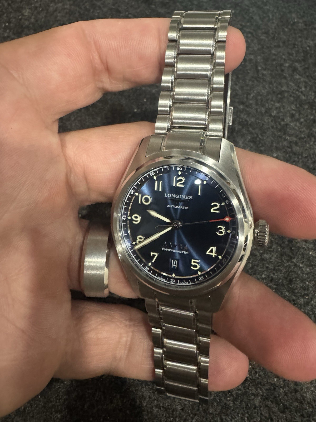 Longines Spirit 37mm Blue Men’s Watch – L3.810.4.93.6