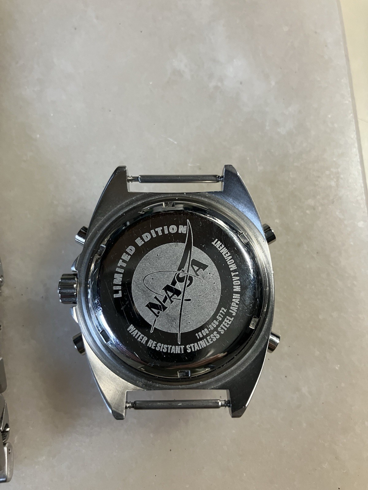 MTM NASA Analog Digital Watch Limited Edition Stainless @2002 Rare