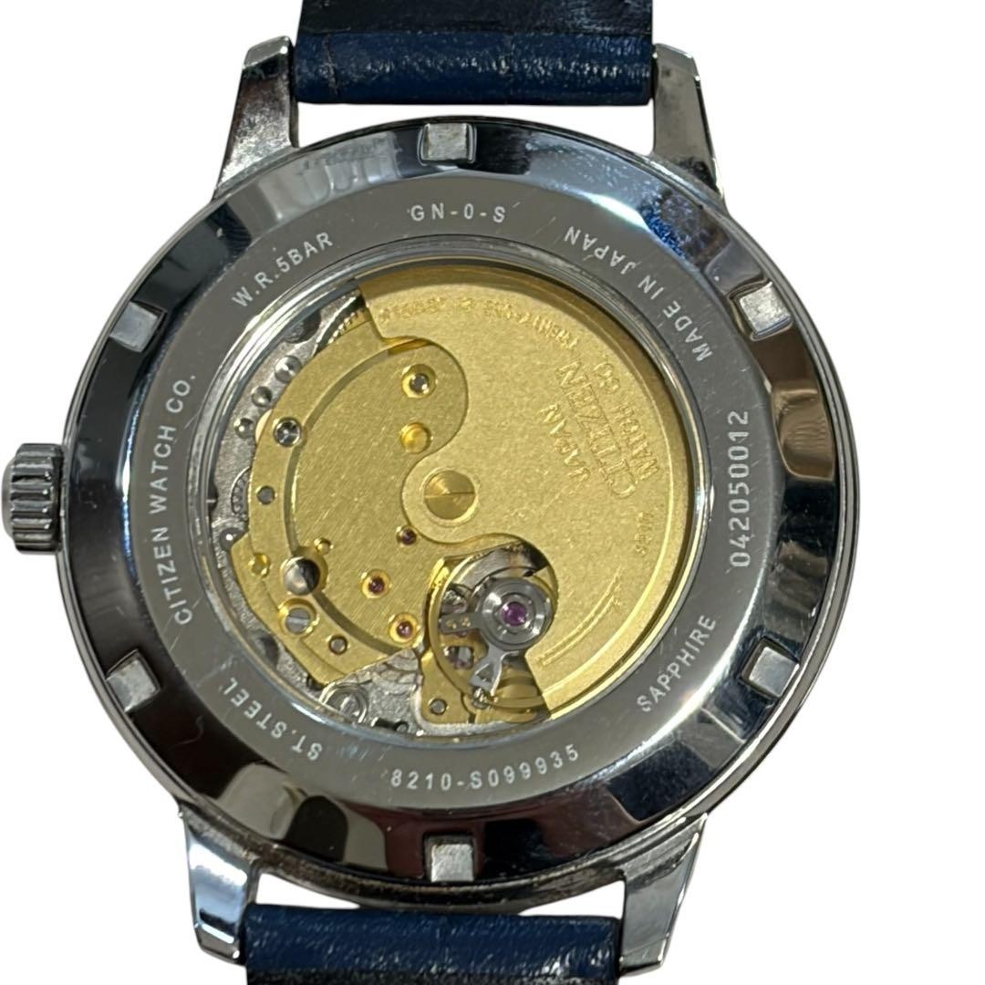 CITIZEN NJ0080-17L Mechanical Analog Watch Navy Box