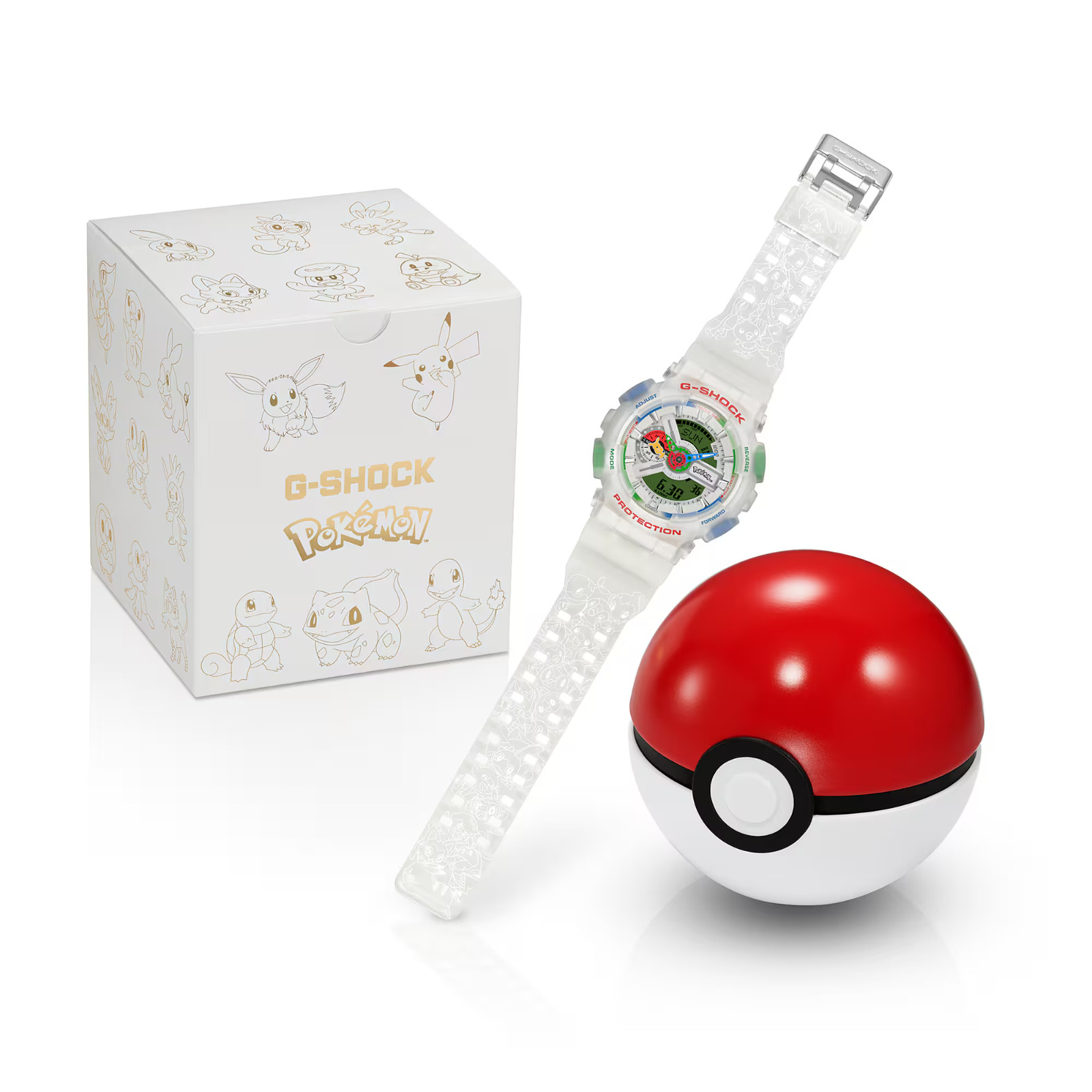 Casio G-SHOCK × Pokémon 30th Anniversary — Limited Edition — NEW — GA-110PKM-7A