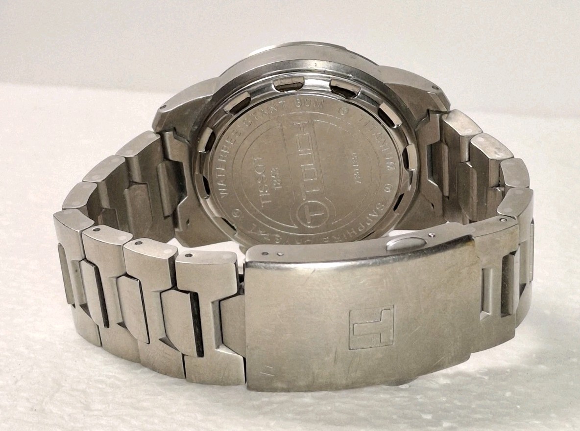 TISSOT 1853 T-TOUCH Z251/351 Titanium Band Watch Sapphire Crystal WR 30M