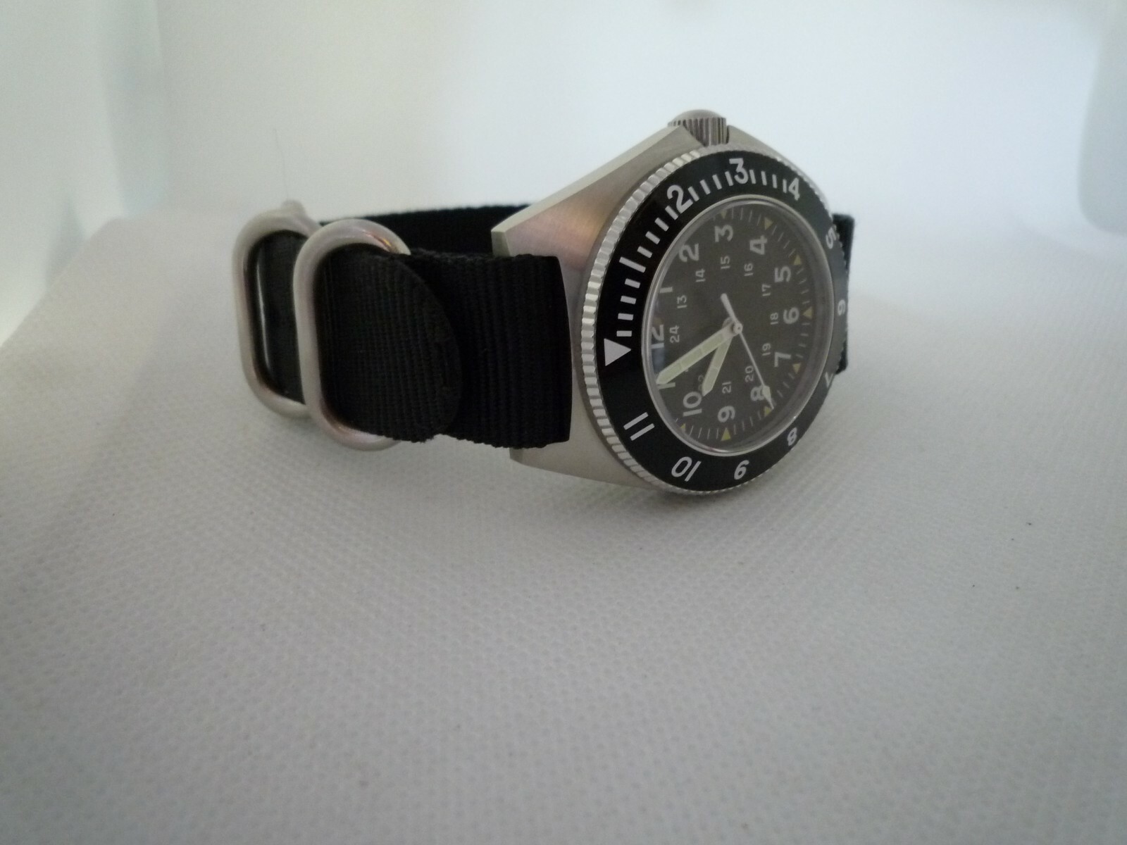 AUTOMATIC MIYOTA 8215 Time Arrow Military Type 2 316 sapphire white hands, SALE