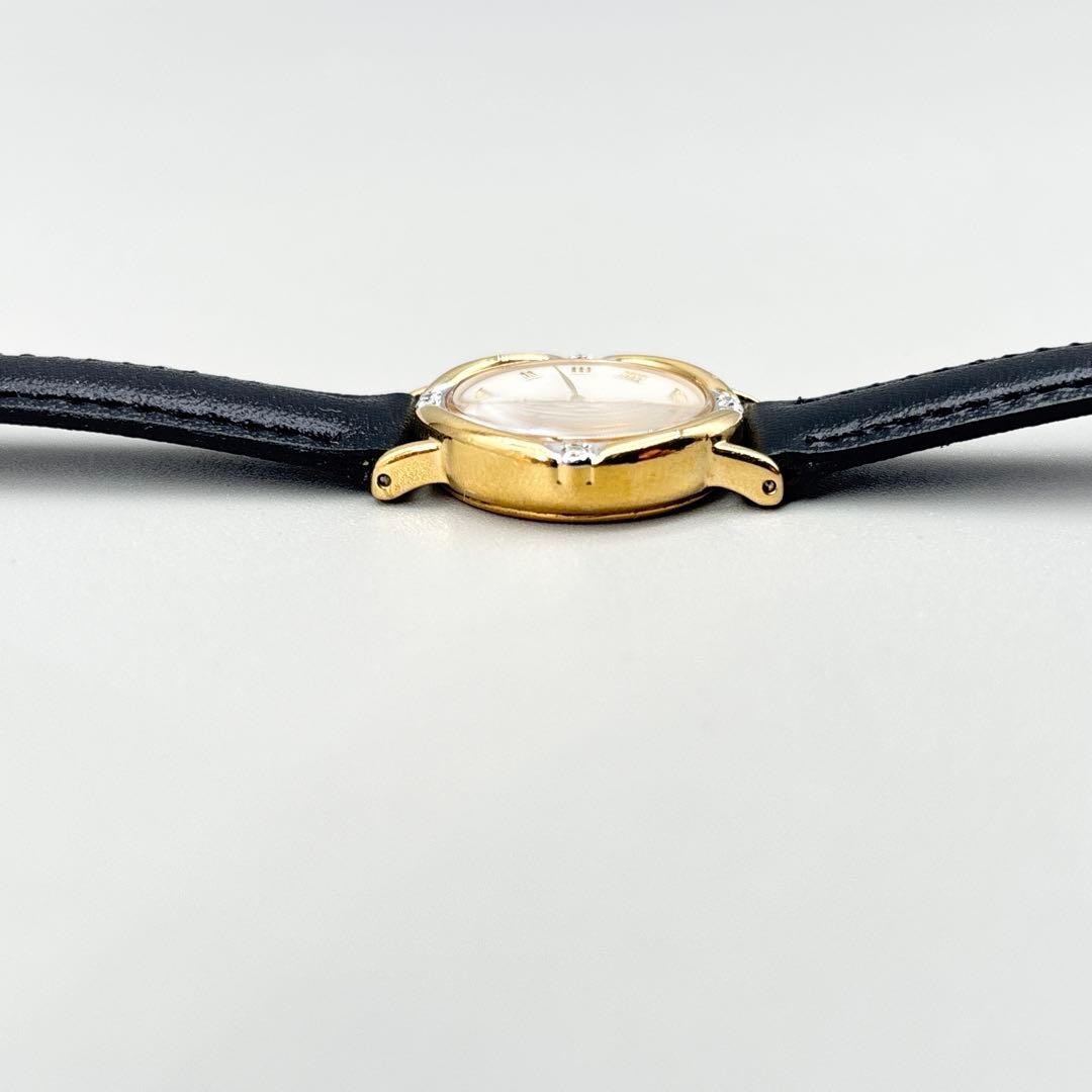 Seiko Exceline Women’s Watch Shell Dial Gold Case Used