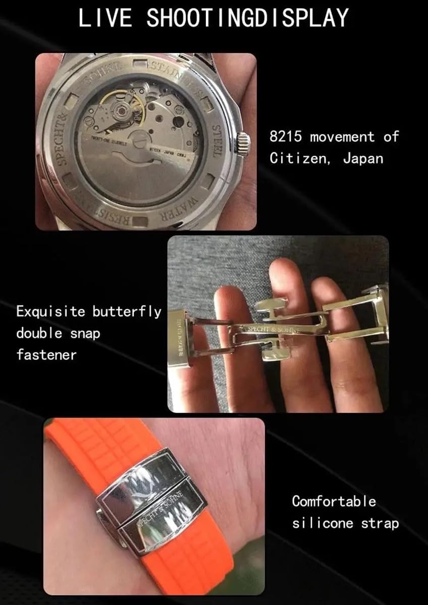Specht & Söhne Automatic Mechanical Watch for Men – Waterproof 40MM