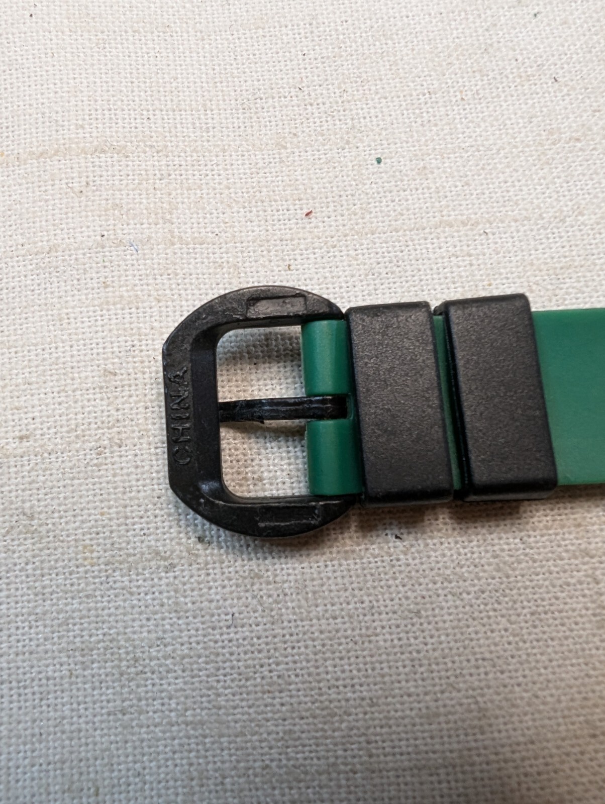 Black & Green 35mm Quartz Watch Acrylic Case