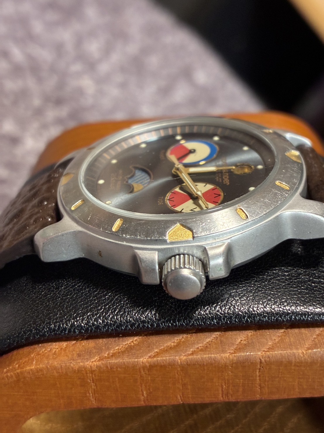Ricoh Commander 20 Rage Tide Swiss Movement Mens Watch Fashion Classic Vintage