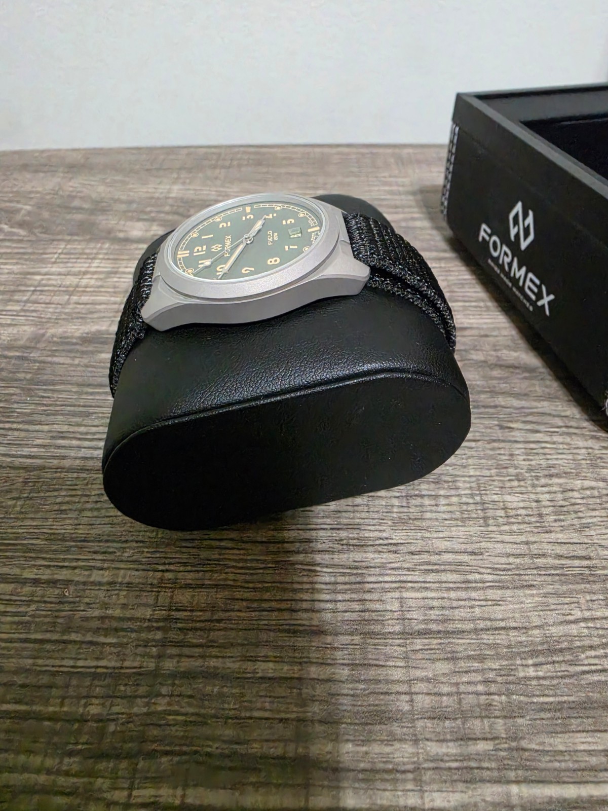 Formex Automatic Sage Green Field Watch Titanium Case, Box and Papers Included