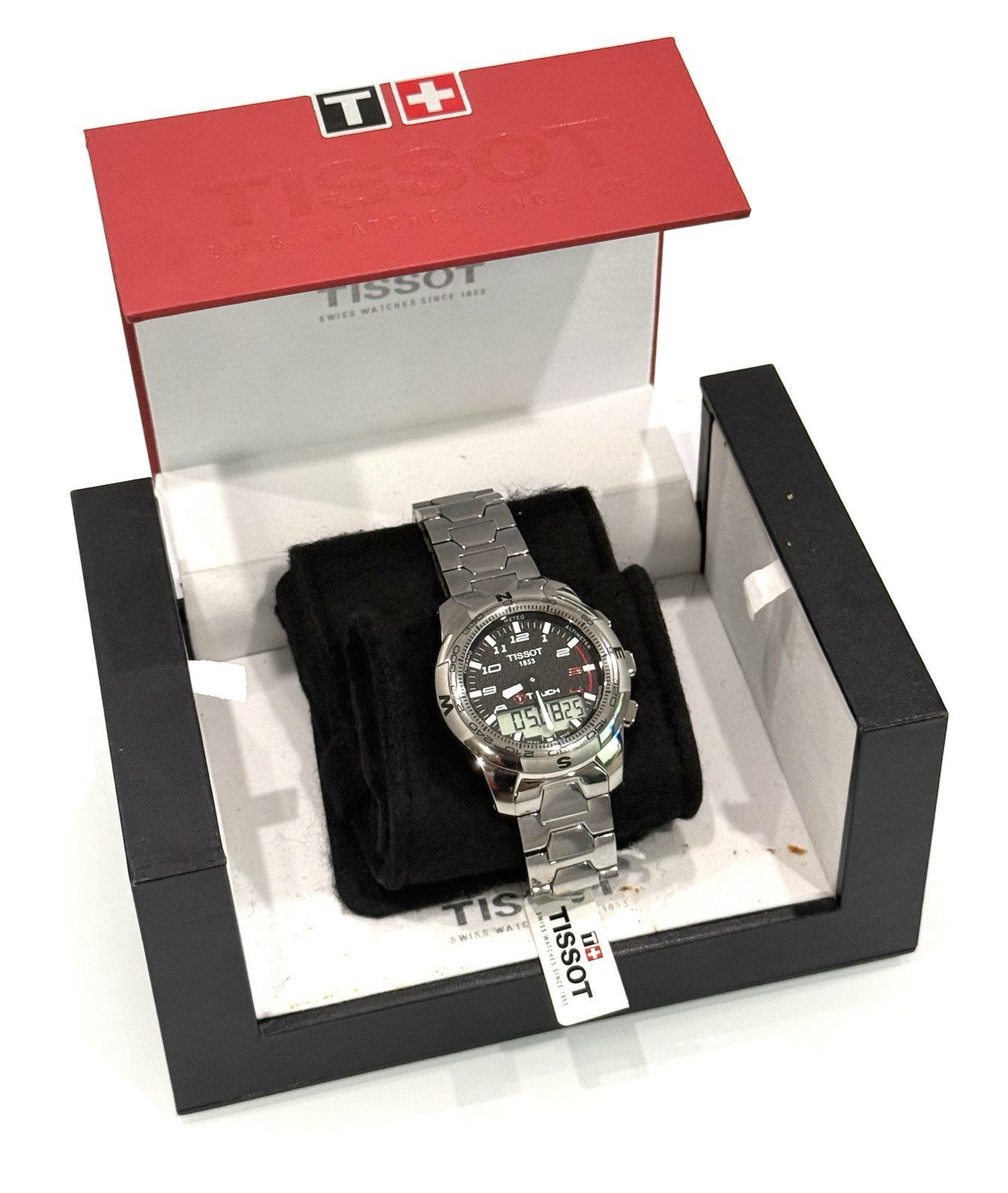 TISSOT T-TOUCH II TITANIUM ANALOG & DIGITAL MEN’ WATCH T0474204420700