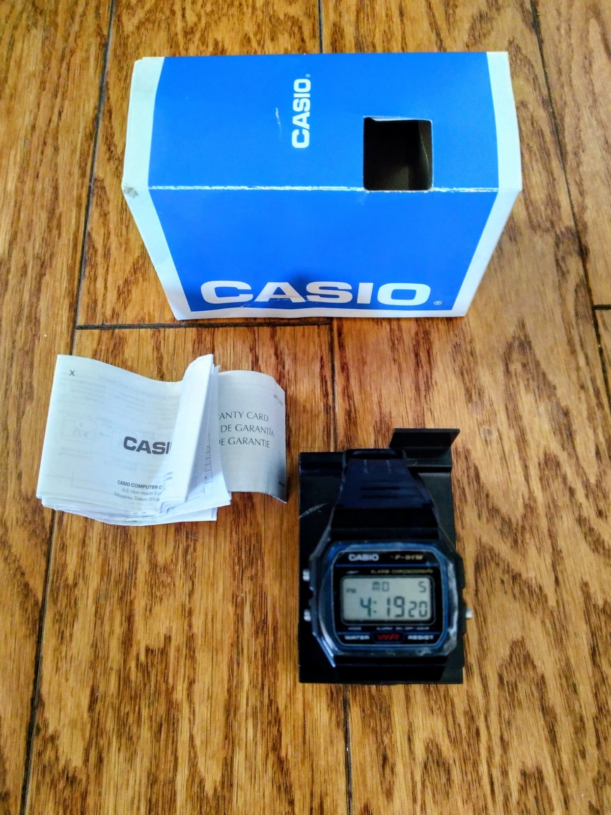 CASIO F-91W MENS WATCH