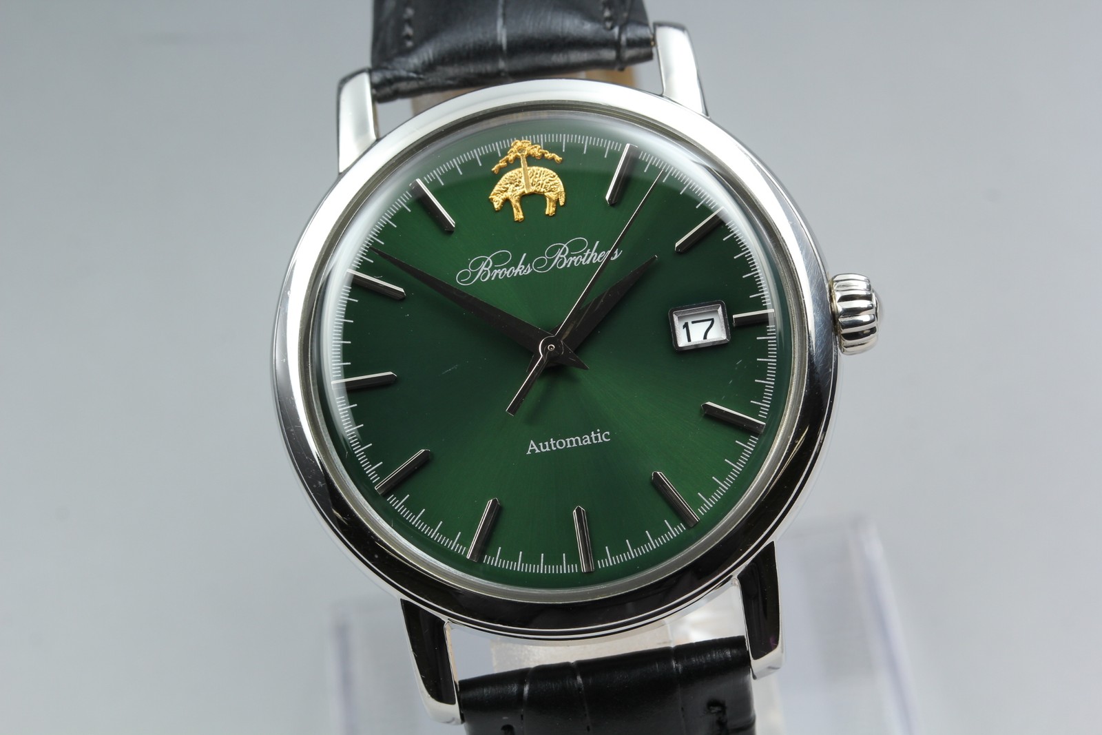 [Exc+5] SEIKO Brooks Brothers NH35-0010 Green Dial Automatic Men’s JAPAN Watch