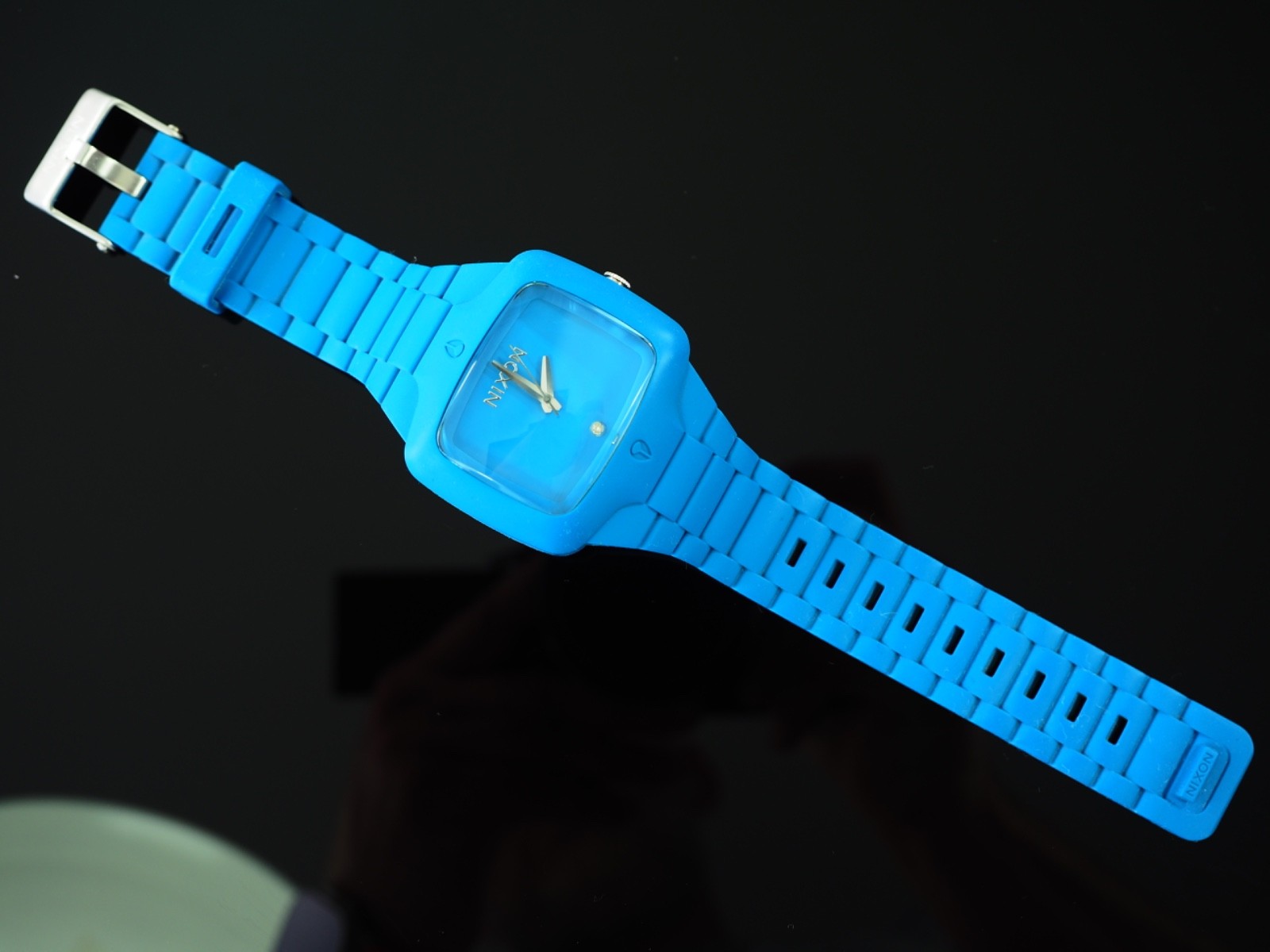 Nixon The Rubber Player Watch Blue Excellent